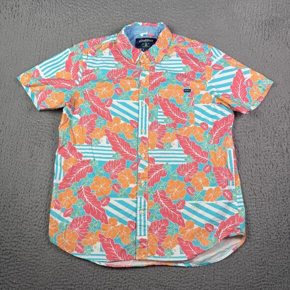 Chubbies The Inspiration Friday Shirt Mens S Floral Colorful Hawaiian Popover - Picture 2 of 9